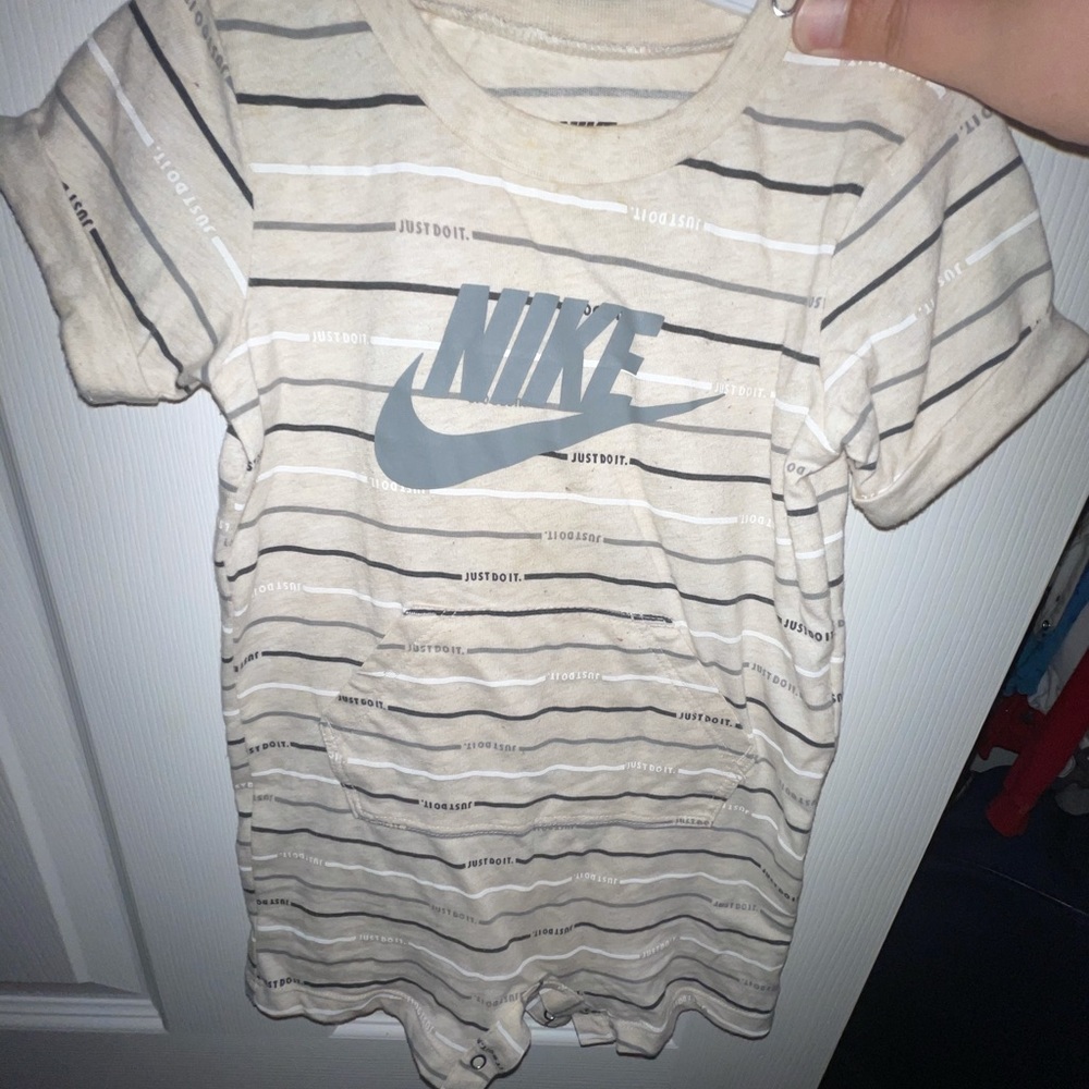 Nike short romper 12 months